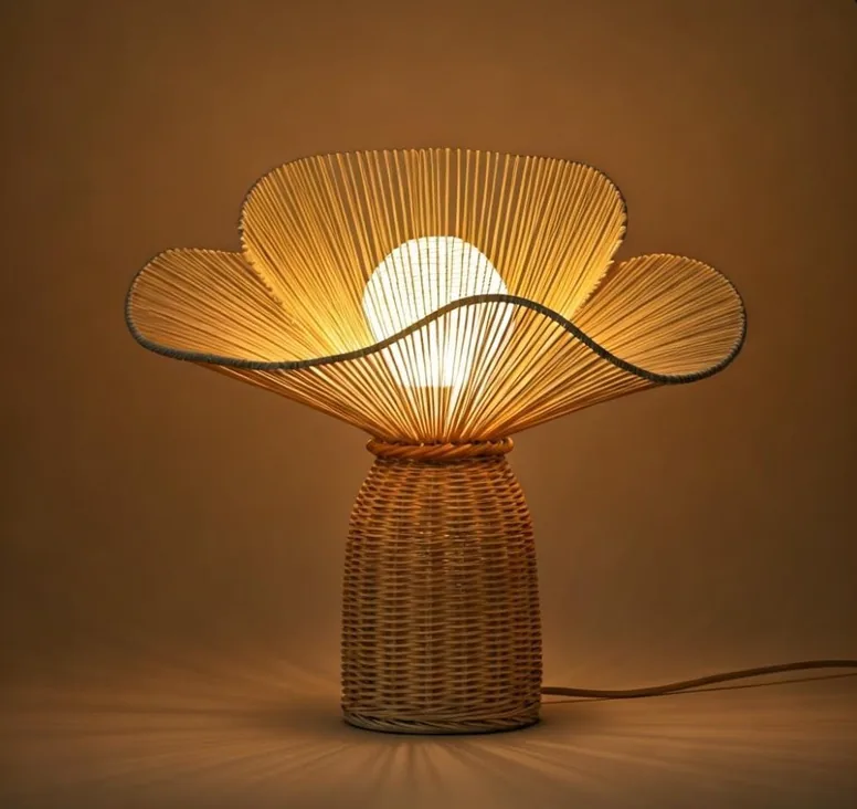 Rattan Table Lamp — Lighting