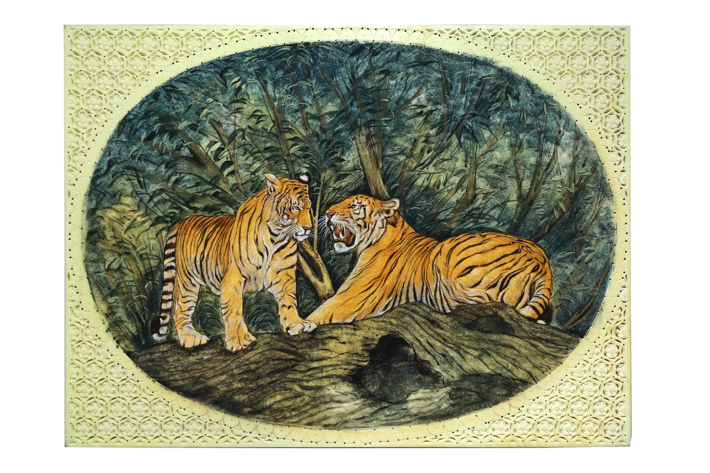 Tigers Oval — Pichwai painting